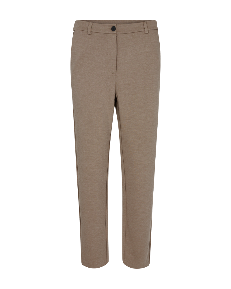 FQNANNI - Anklepants met structuur - Brown