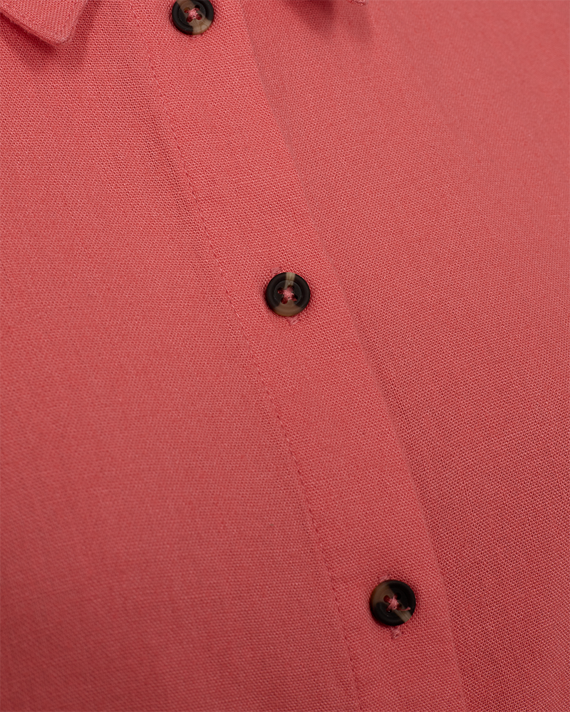 Fqlava - linnen shirt - rood