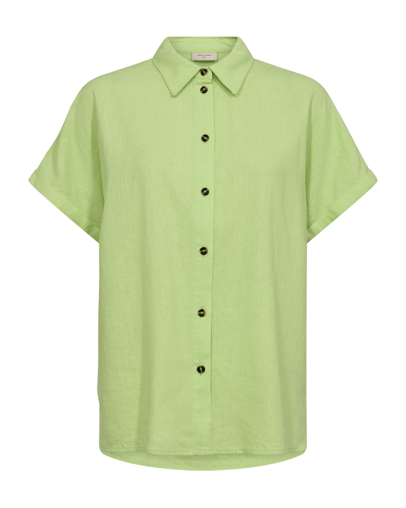 FQLAVA - LINEN SHIRT - GREEN