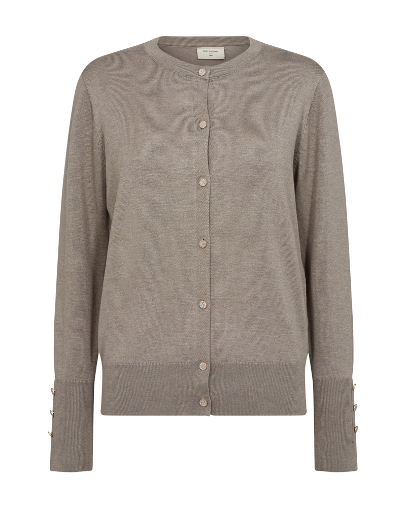FQKATIE - CARDIGAN - BROWN