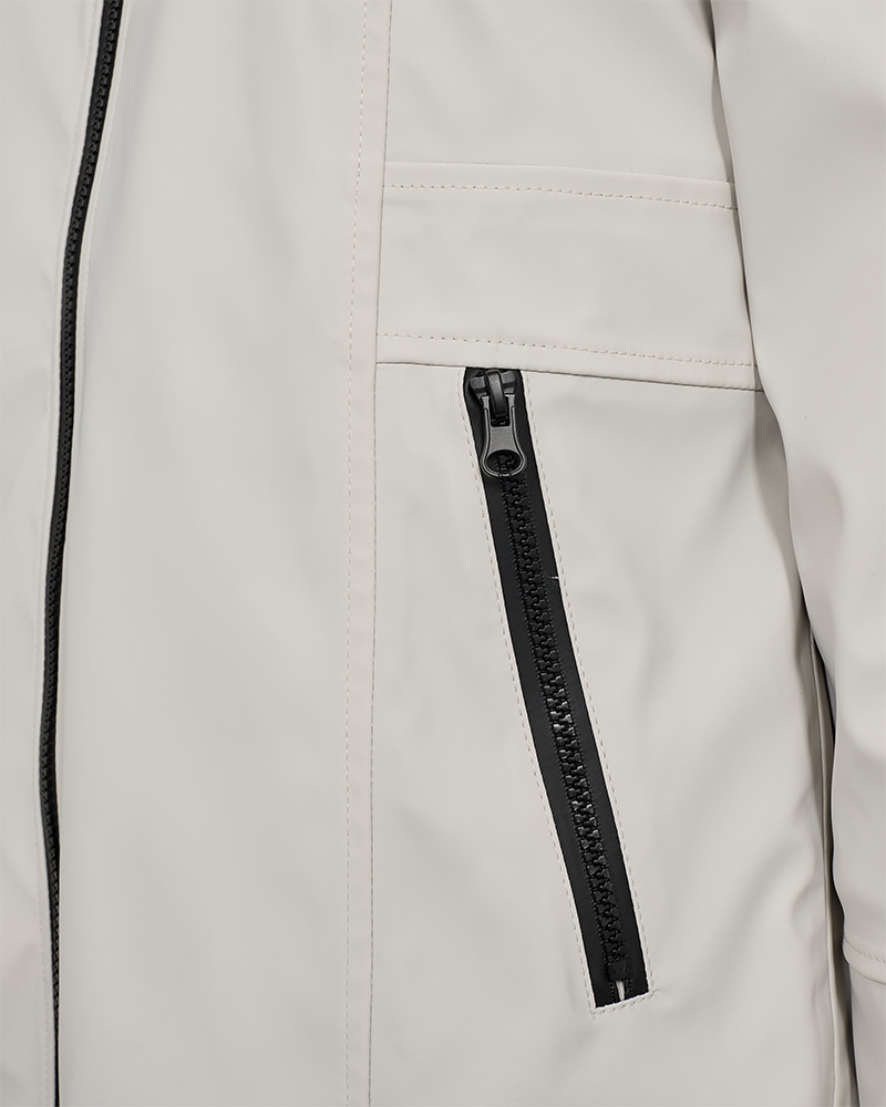 FQRAIN - WATER-REPELLENT RAIN JACKET - BEIGE