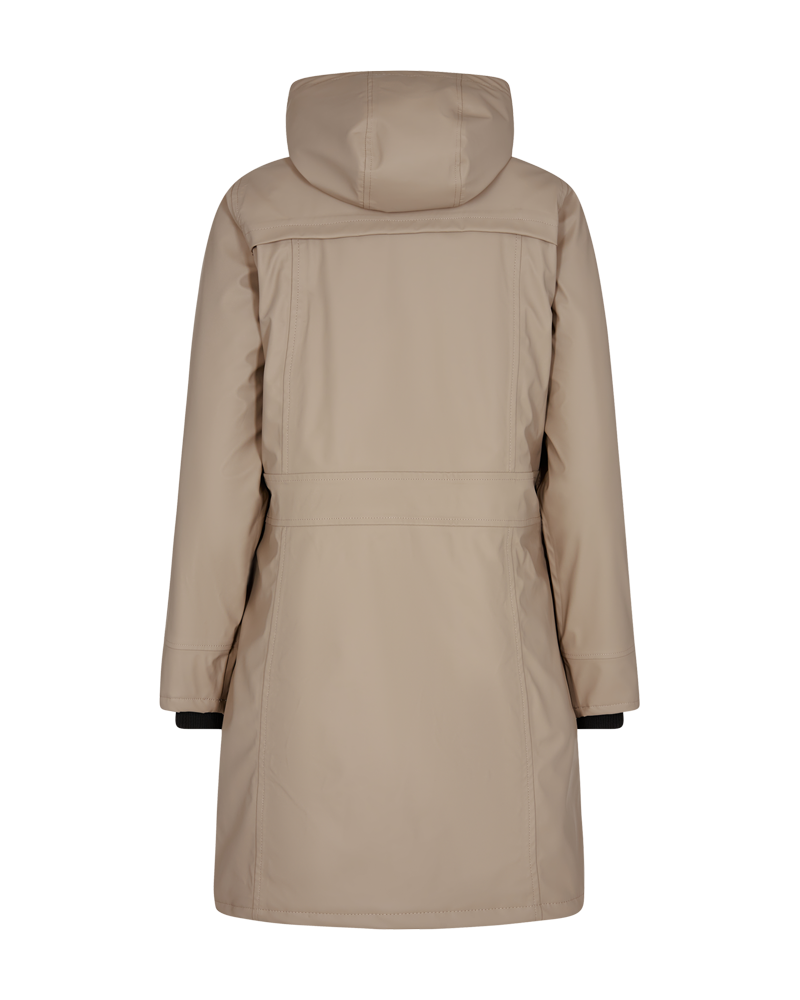 FQRAIN - WATER-REPELLENT RAIN JACKET - BROWN