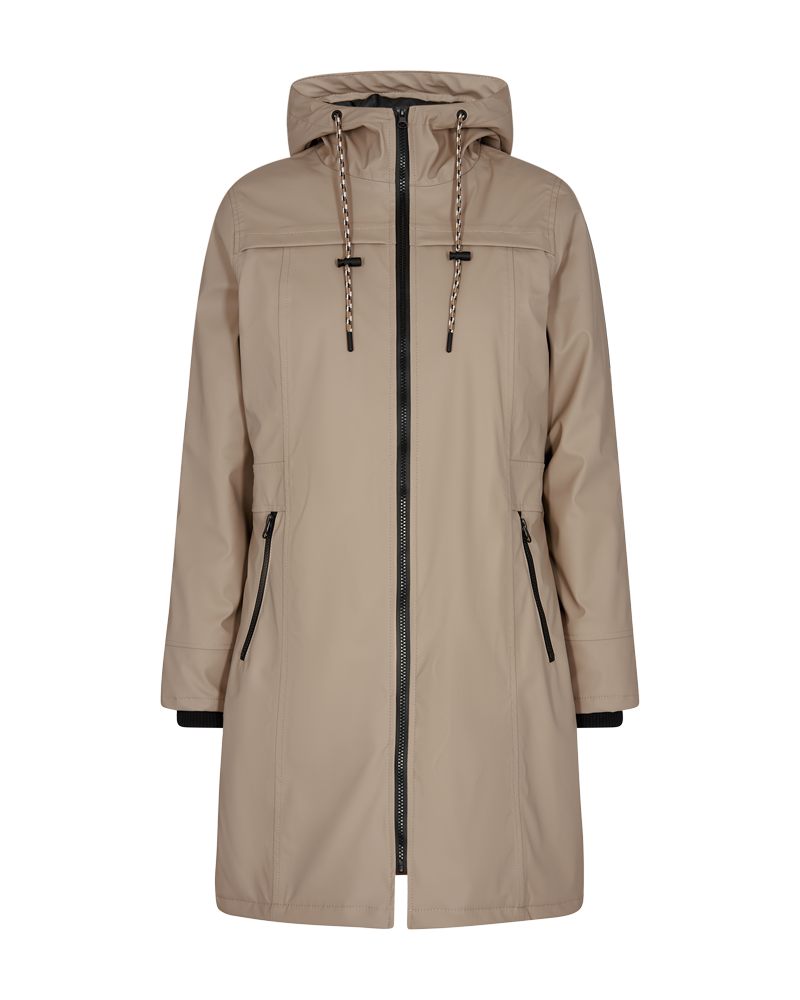 FQRAIN - WATER-REPELLENT RAIN JACKET - BROWN