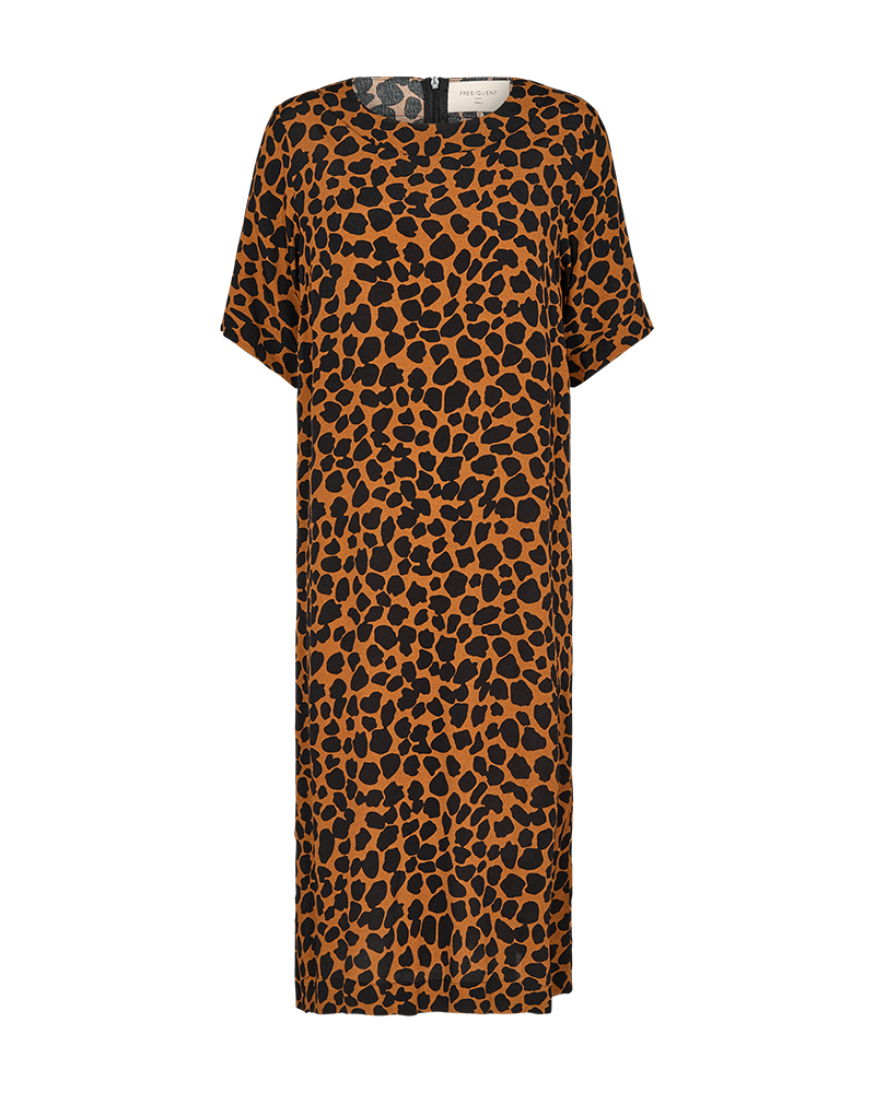 FQAMIRA-DRESS - BROWN