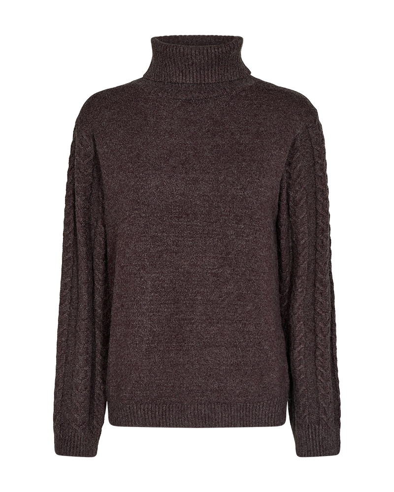 FQCLAURA-PULLOVER - BROWN