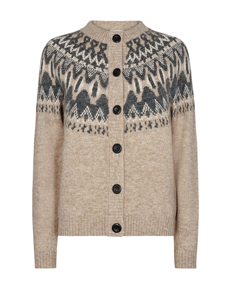FQMERLA-CARDIGAN - BEIGE