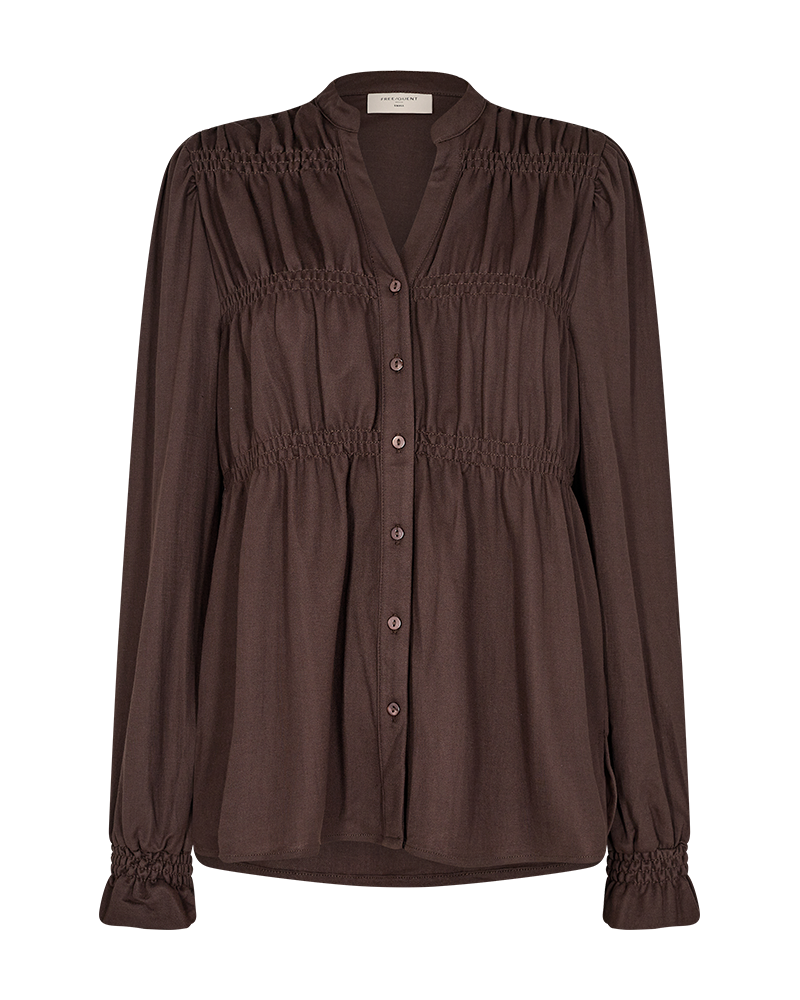 FQFILAN-BLOUSE - BROWN