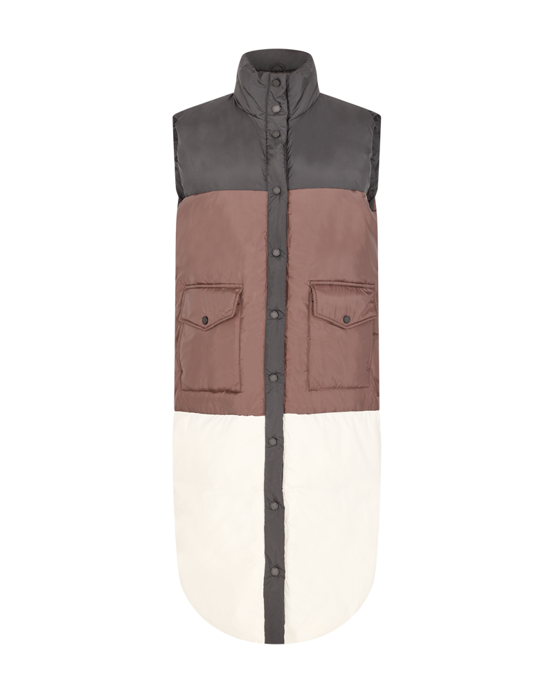 FQOLGA-WAISTCOAT - BROWN