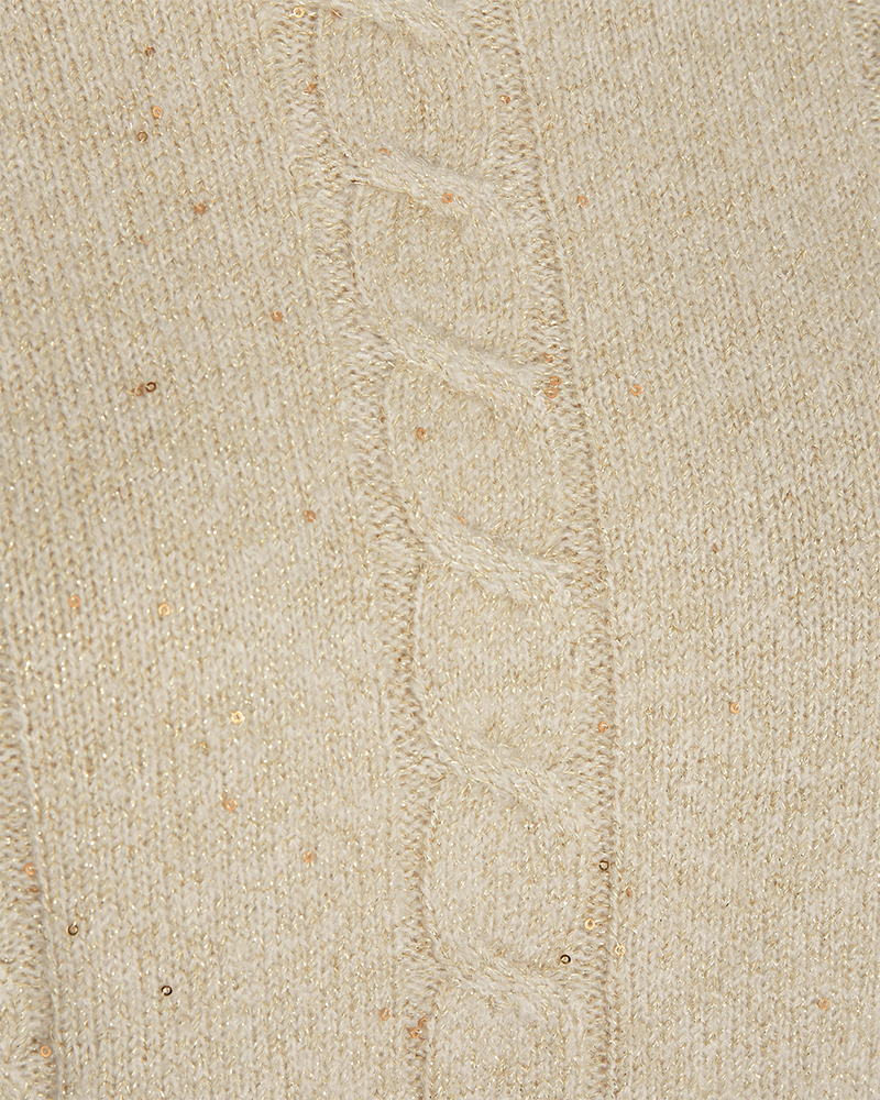 FQBITTEN-PULLOVER - WHITE