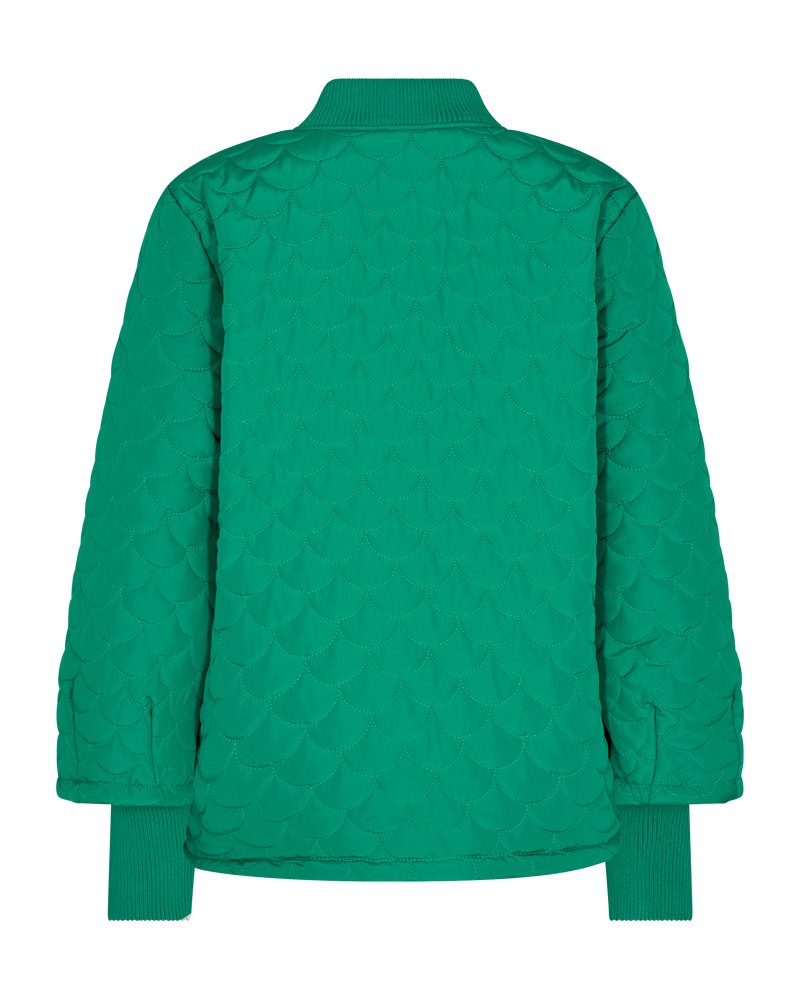 FQBINGO - JACKET WITH BALLON SLEEVES - GREEN