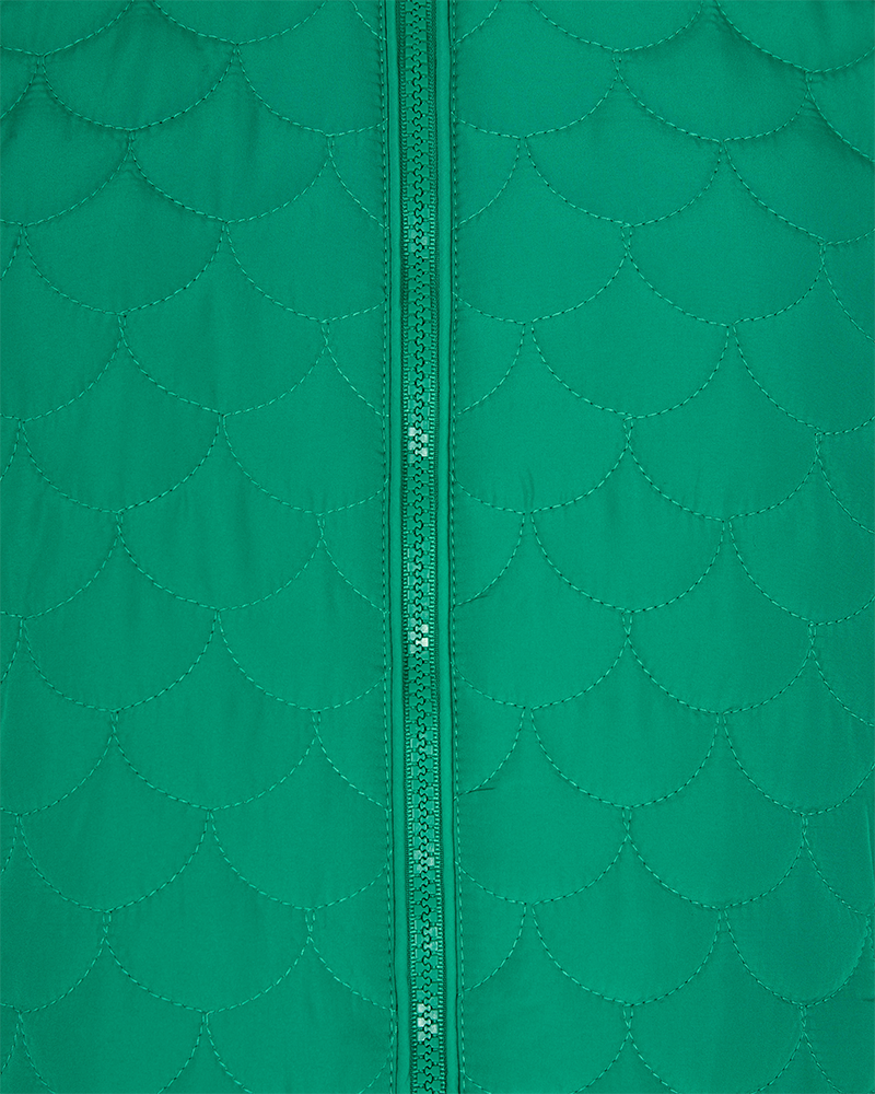 FQBINGO - JACKET WITH BALLON SLEEVES - GREEN