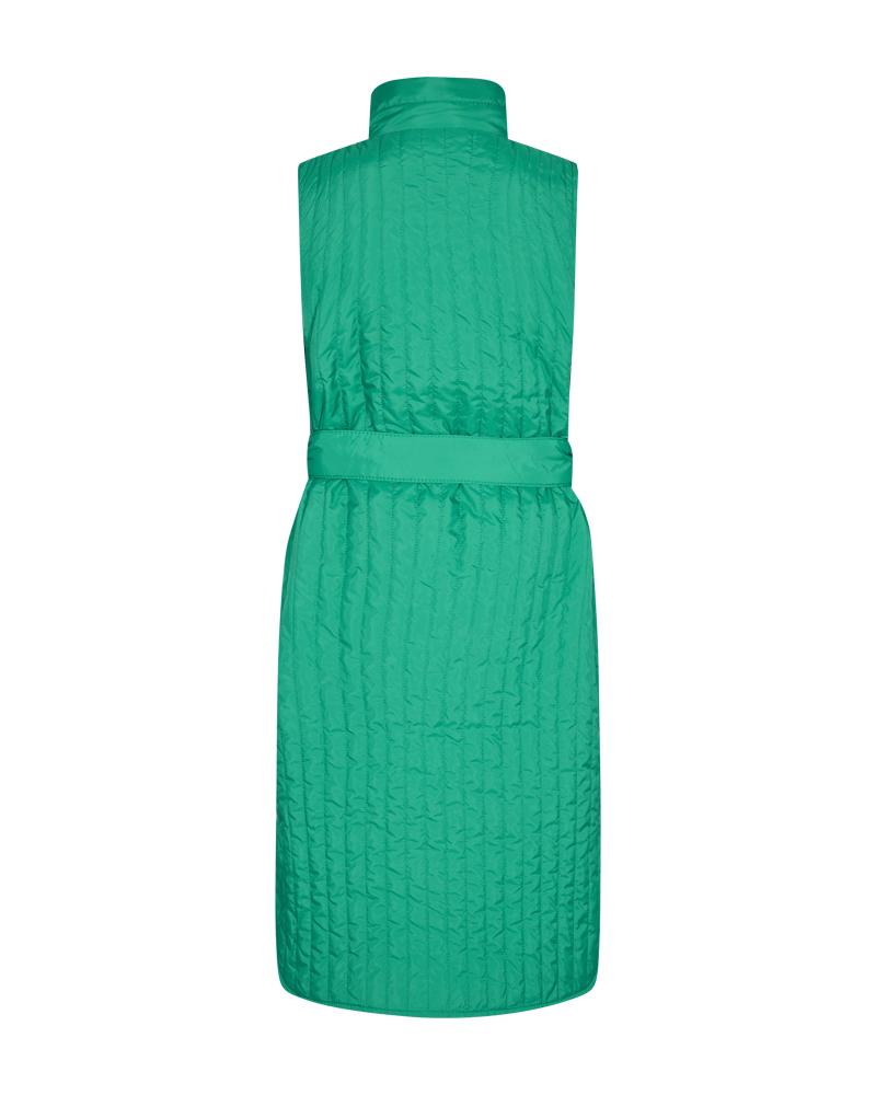 FQLAGO - WAISTCOAT WITH A TIE-STRING - GREEN