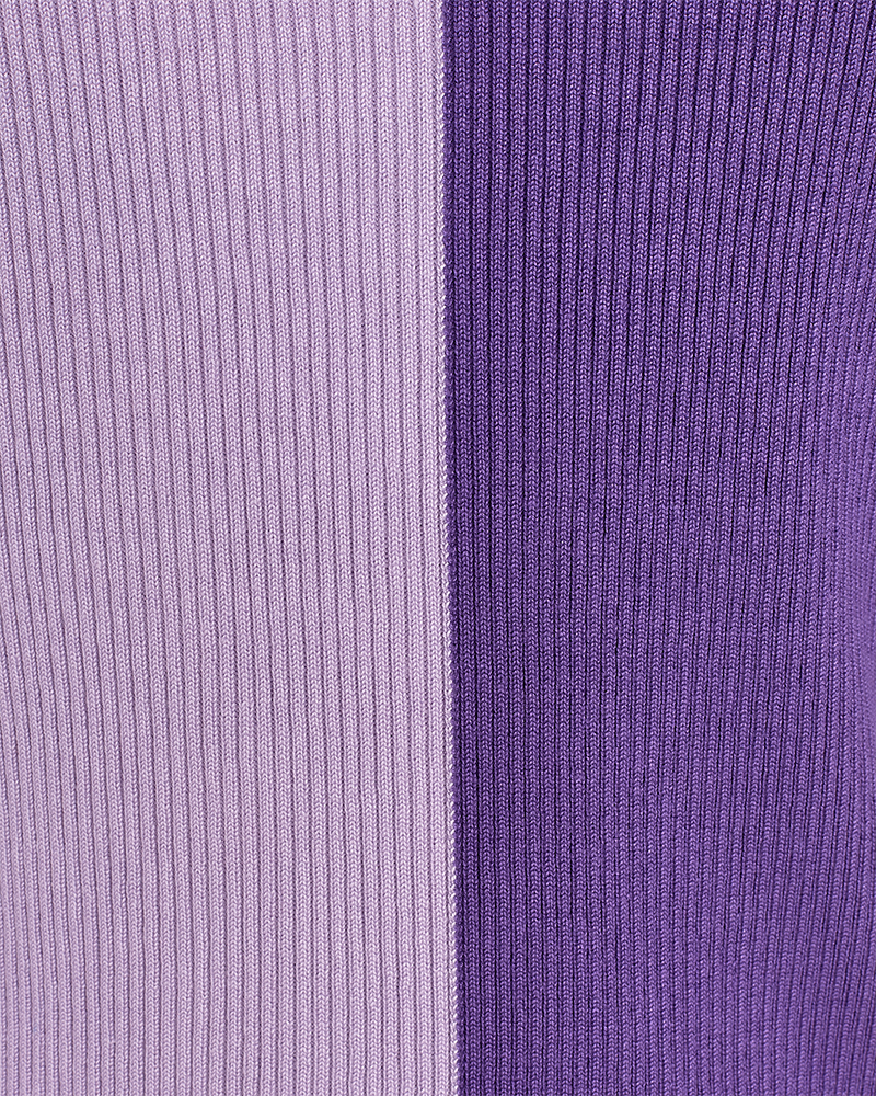 FQKATIE - BLOUSE IN CONTRASTING COLORS - PURPLE