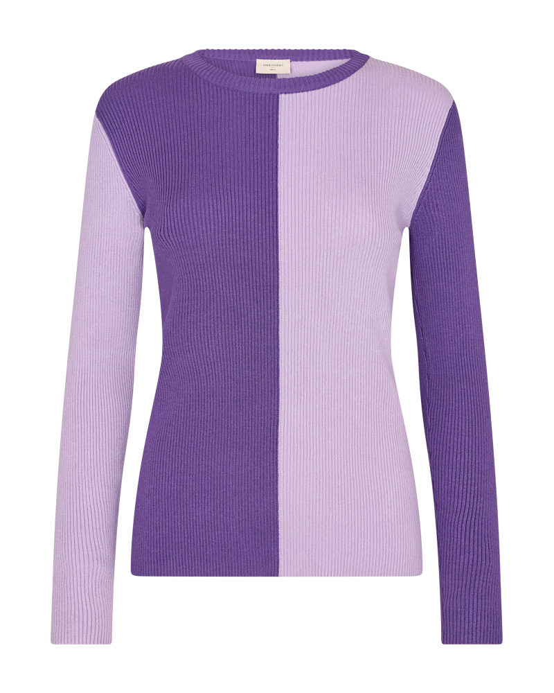 FQKATIE - BLOUSE IN CONTRASTING COLORS - PURPLE