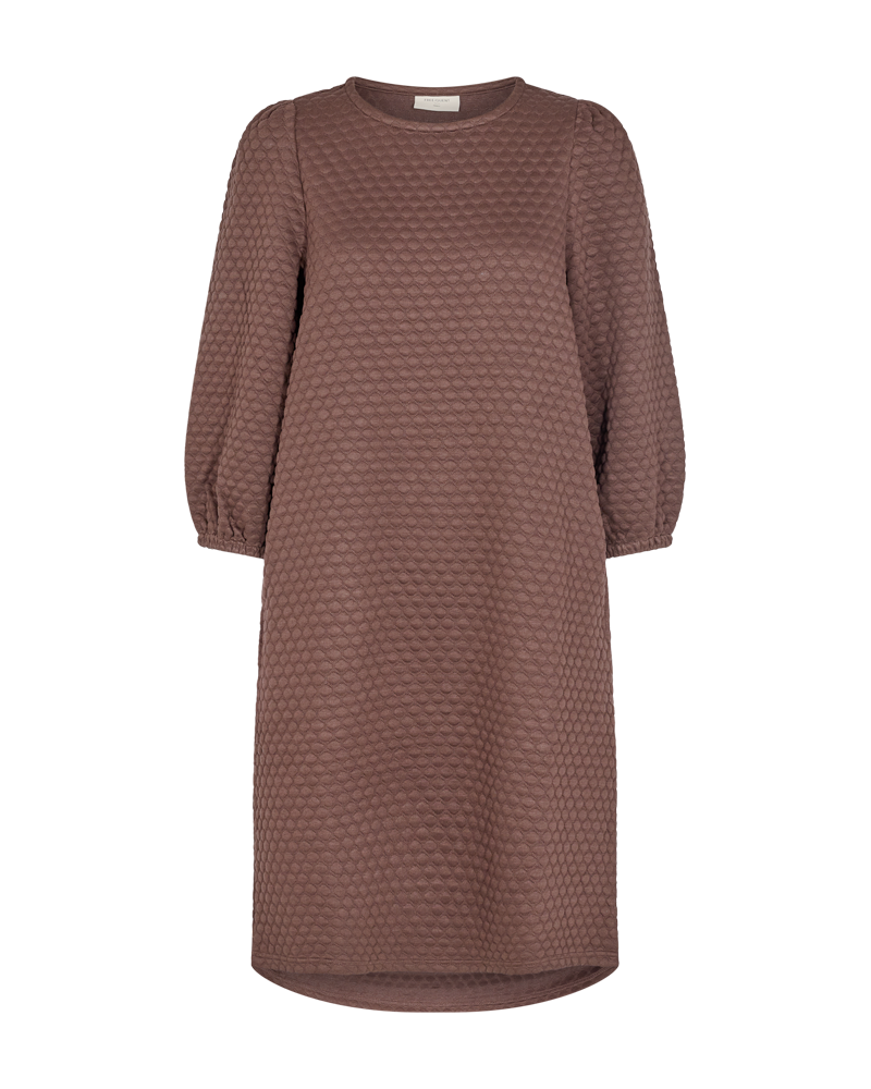 FQBUBBLE-DRESS - BROWN