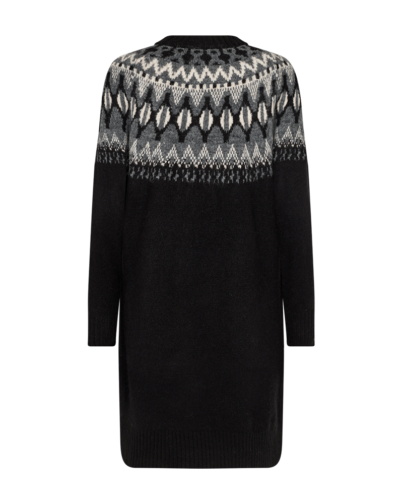 FQMERLA - Knitted dress - GREY