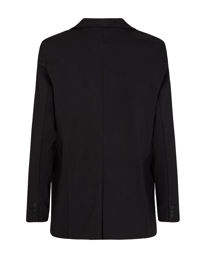 FQSOLVEJ - JACKET WITH SLIT ON THE BACK - BLACK