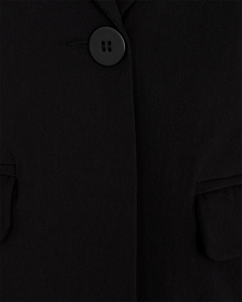 FQSOLVEJ - JACKET WITH SLIT ON THE BACK - BLACK