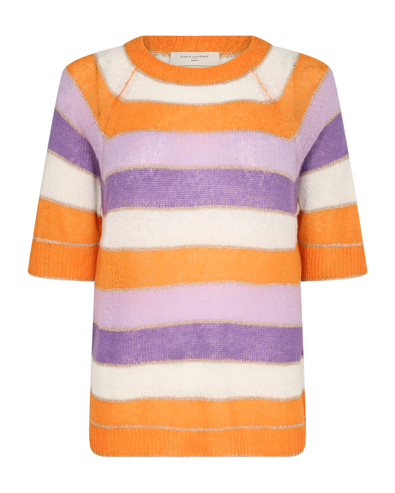 FQCLAIN - BLOUSE WITH SHIMMERY STRIPING - PURPLE