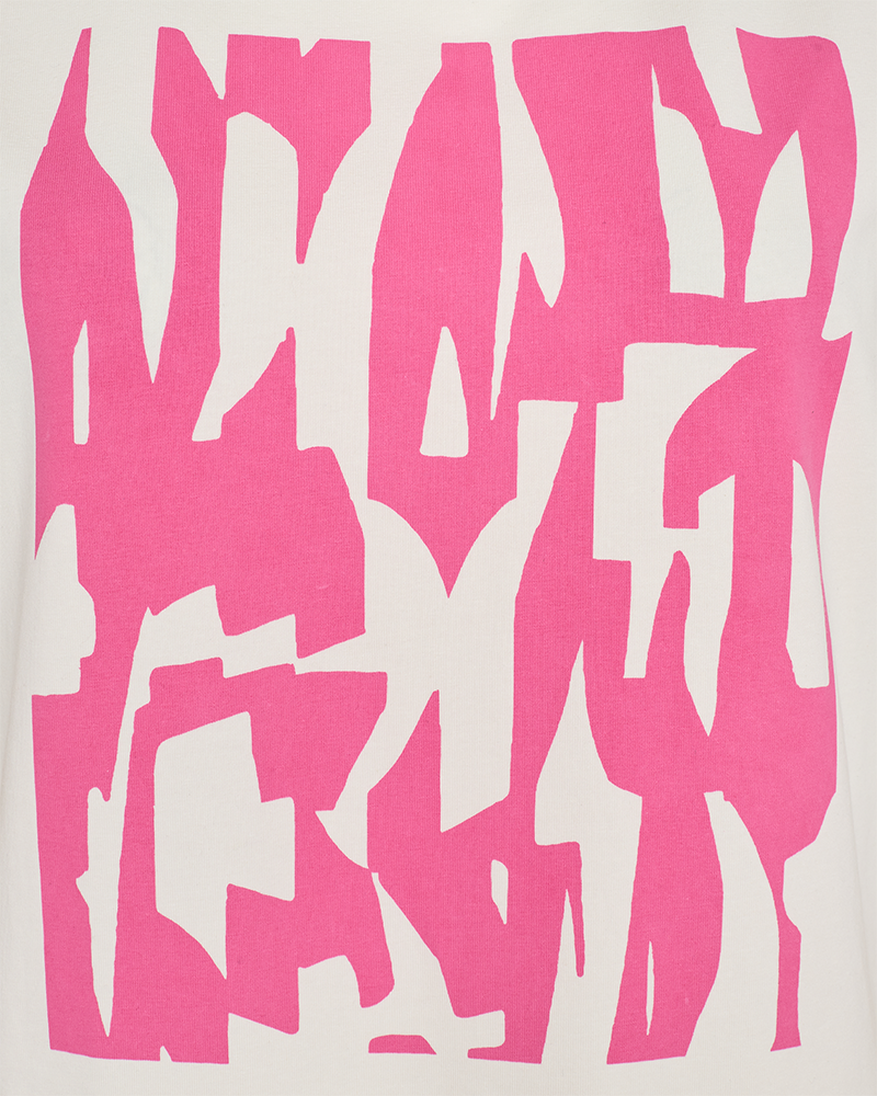 FQFENJAL - T-SHIRT WITH PRINT - ROSE