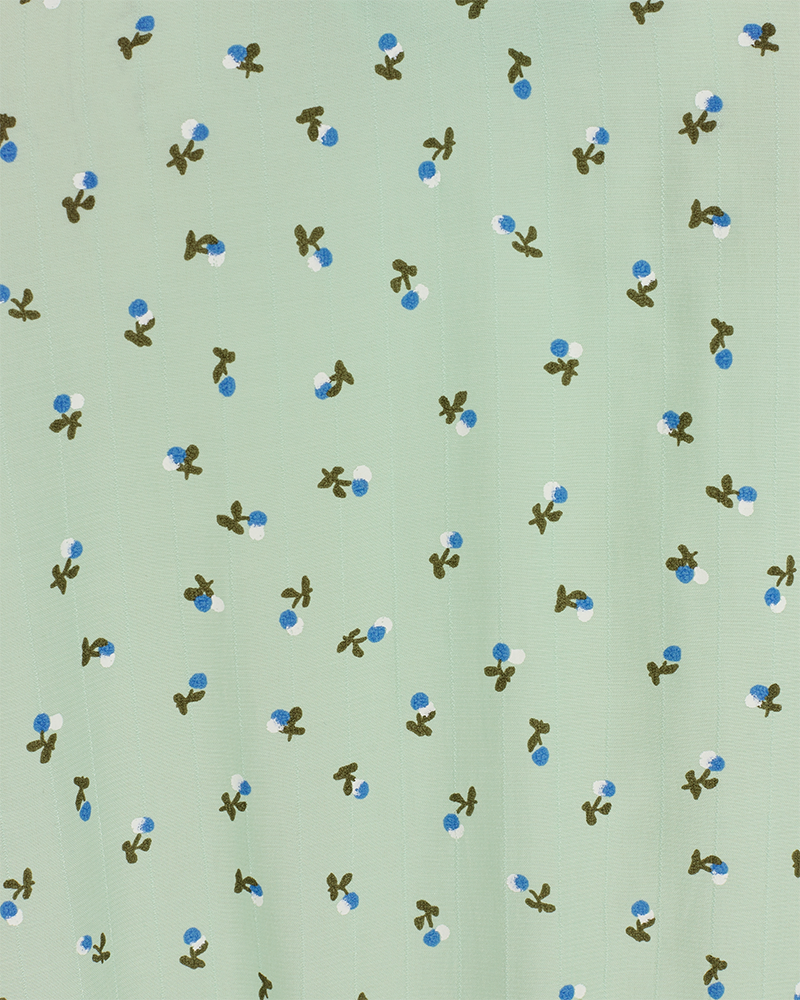 FQRALDA - DRESS WITH FLORAL PATTERN - BLUE