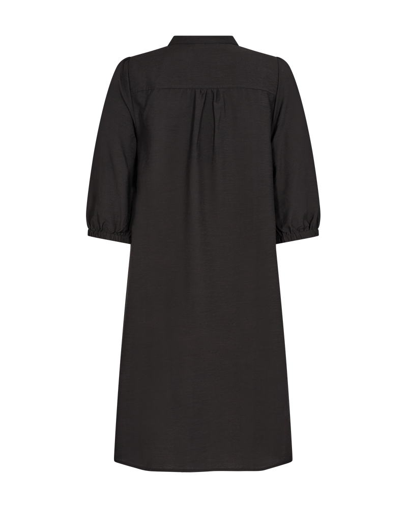 FQDRIVA - DRESS WITH HOLE PATTERN - BLACK