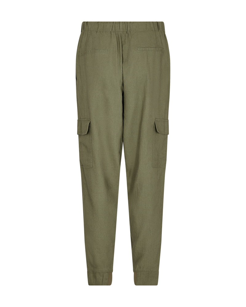 FQLAVA - LINEN PANTS - GREEN