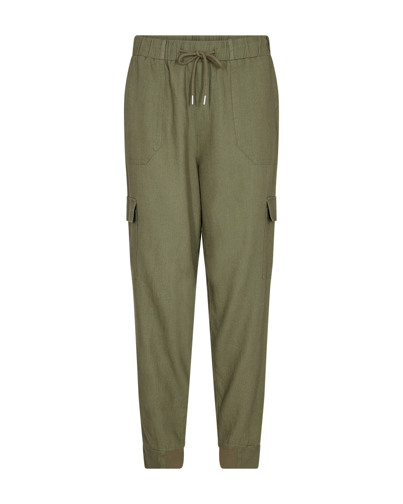 FQLAVA - LINEN PANTS - GREEN