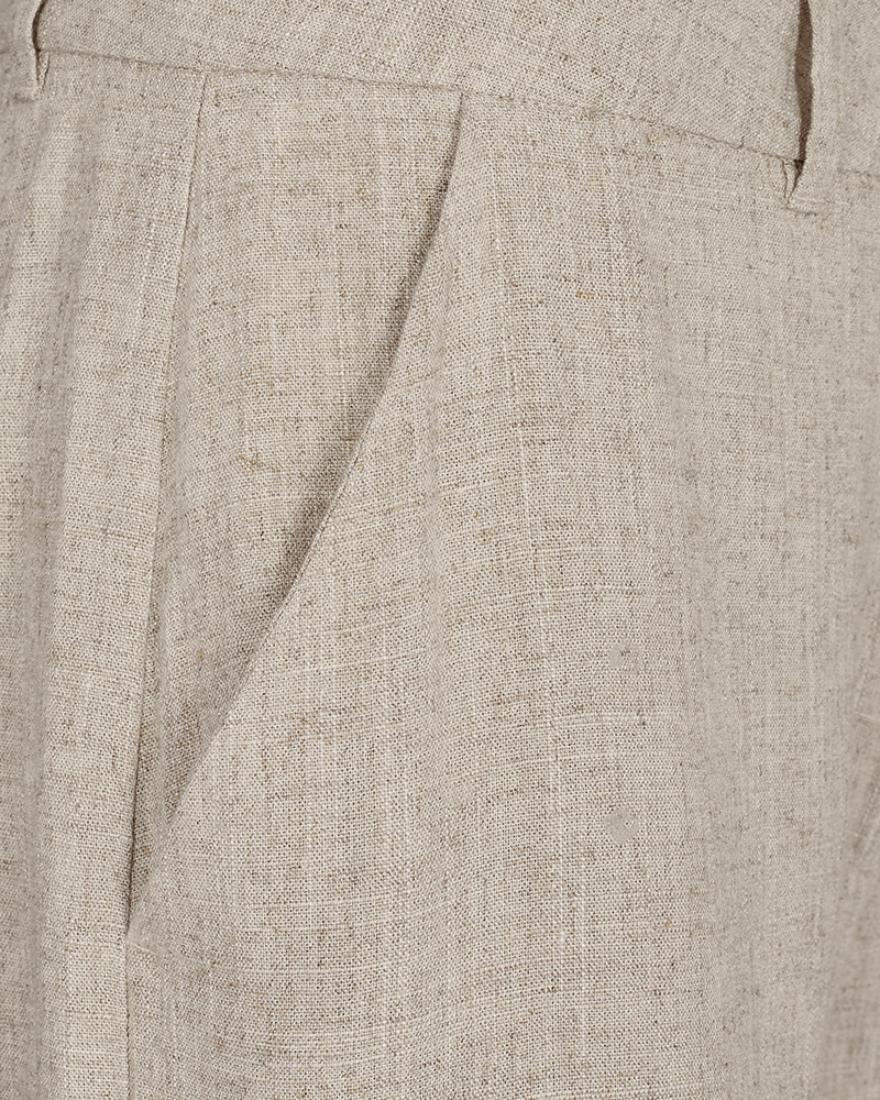 FQLUIGI - PANTS IN LINEN BLEND - BEIGE