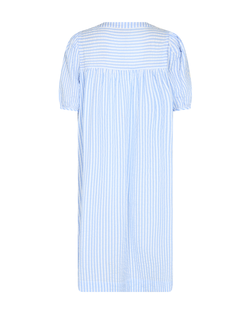 FQSOFIA - DRESS WITH STRIPES - BLUE AND WHITE