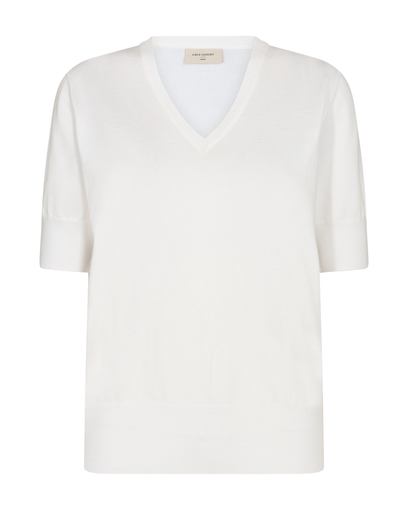 FQKATIE - KNITTED PULLOVER - WHITE