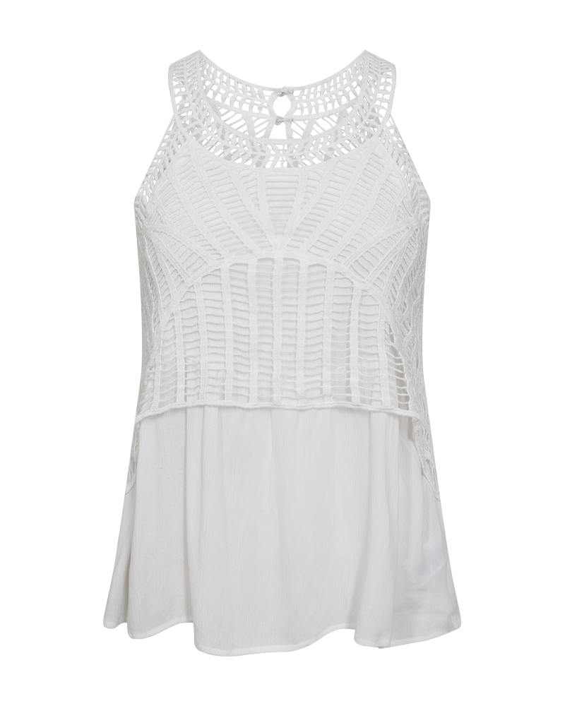 FQVALEEN - TOP - WHITE