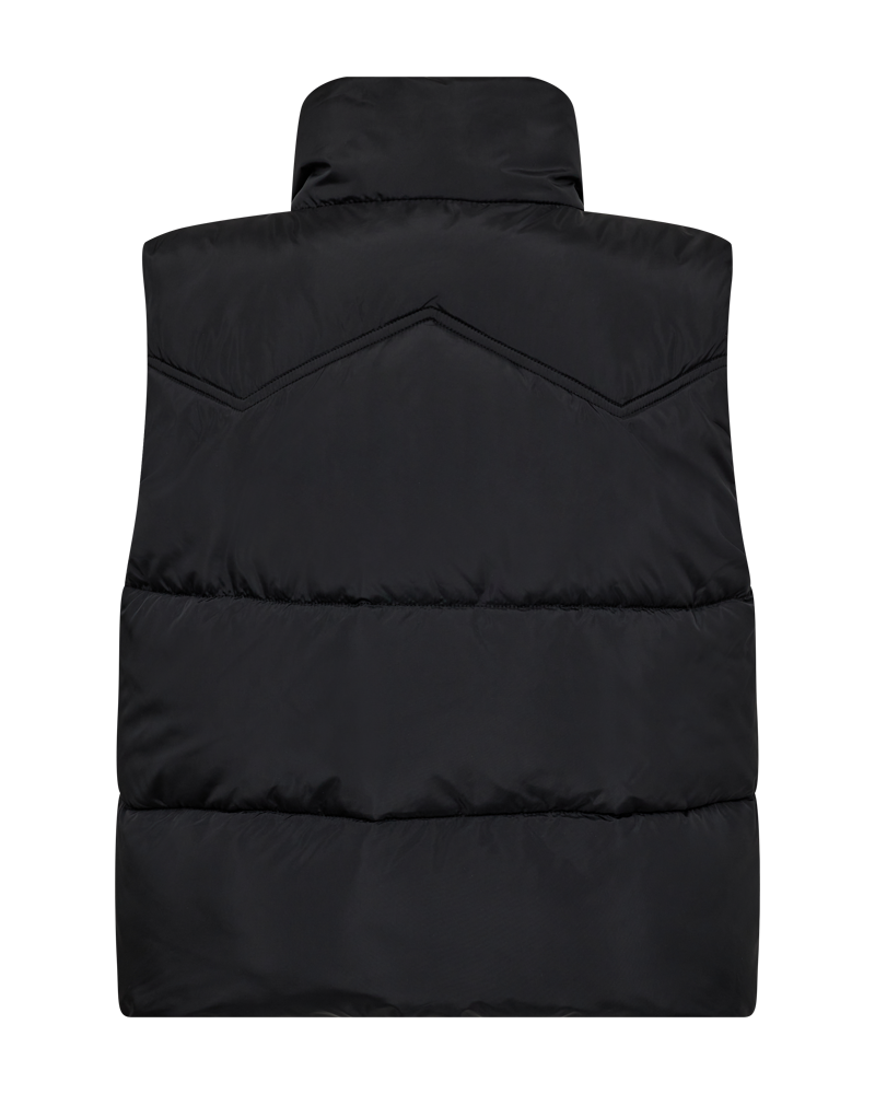 FQOLGA - WAISTCOAT - BLACK