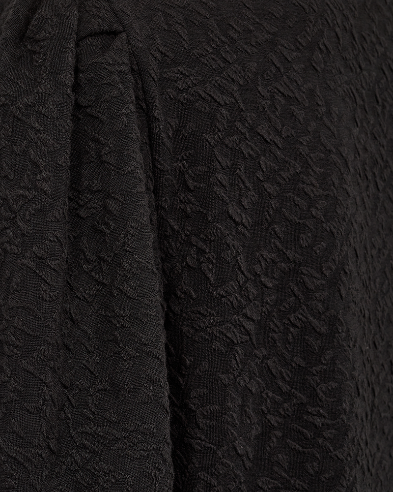 FQMALLE - BLOUSE WITH PUFF SLEEVES - BLACK