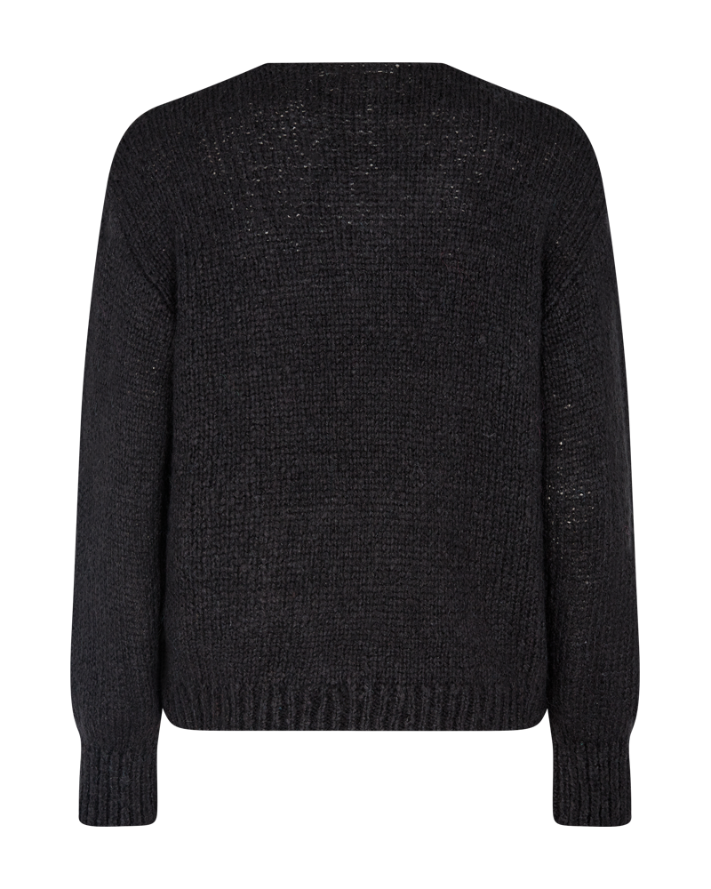 FQSELMA - KNIT PULLOVER - BLACK