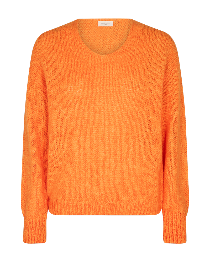 FQSELMA - KNIT PULLOVER - YELLOW