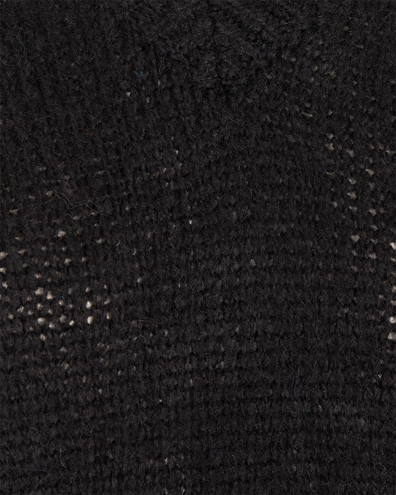 FQSELMA - KNITTED DRESS - BLACK