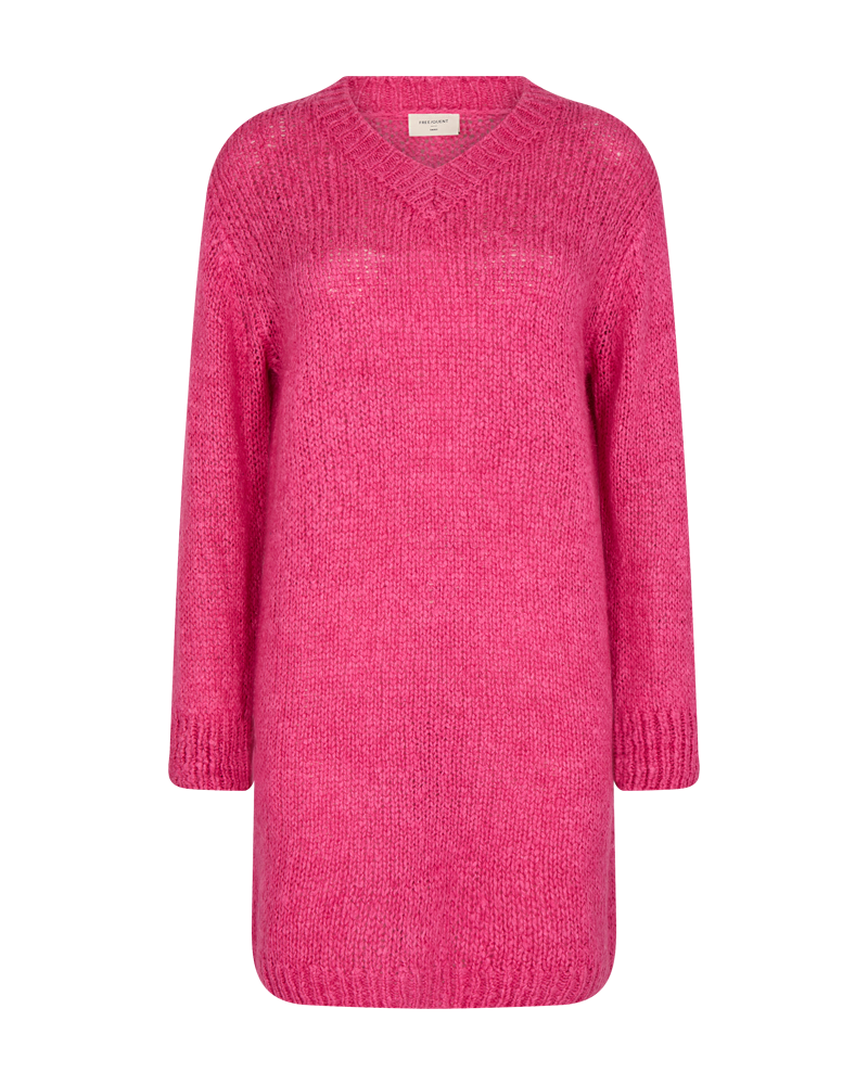 FQSELMA - KNITTED DRESS - ROSE