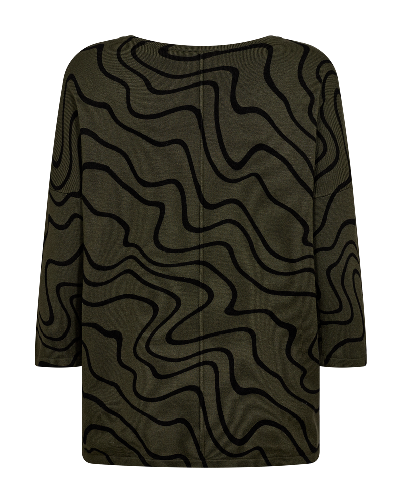 FQJONE - PULLOVER WITH PATTERN - GREEN