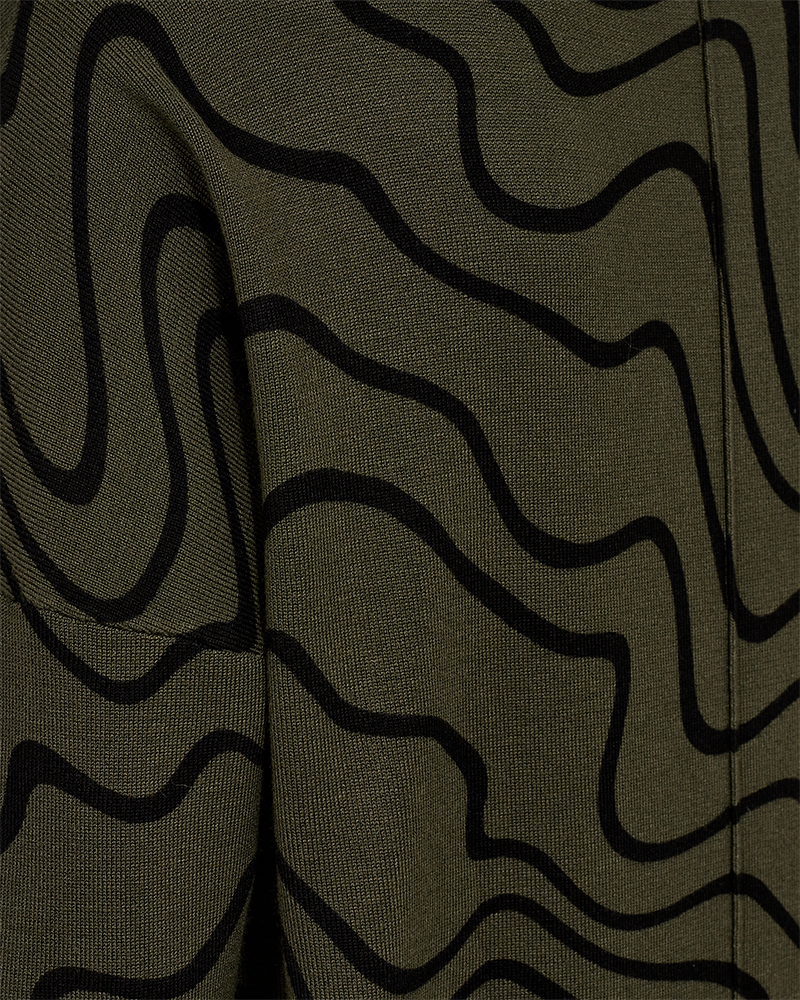 FQJONE - PULLOVER WITH PATTERN - GREEN