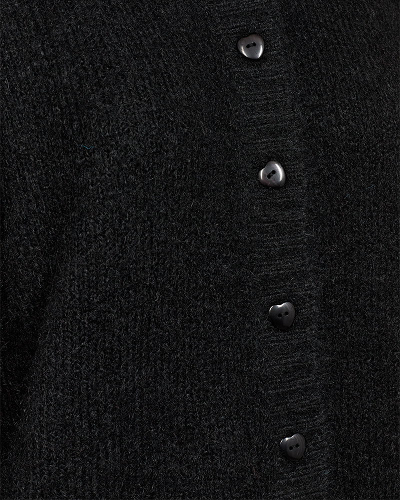 FQLOUISA - CARDIGAN - BLACK
