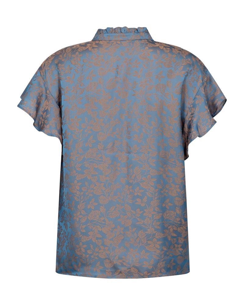 FQNONO - BLOUSE WITH PRINT - BLUE