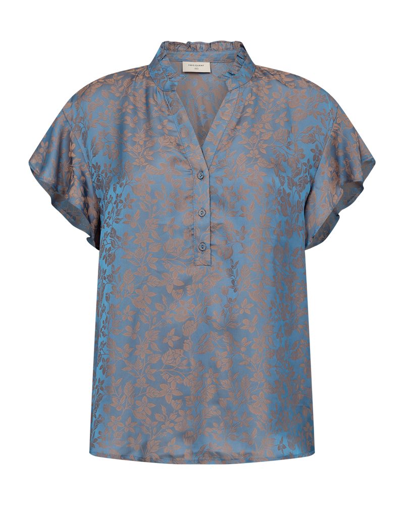 FQNONO - BLOUSE WITH PRINT - BLUE