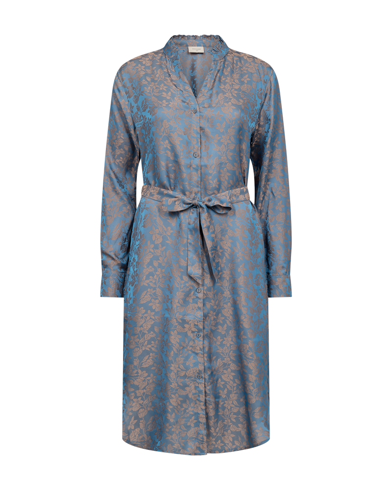 FQNONO - DRESS WITH PATTERN - BLUE
