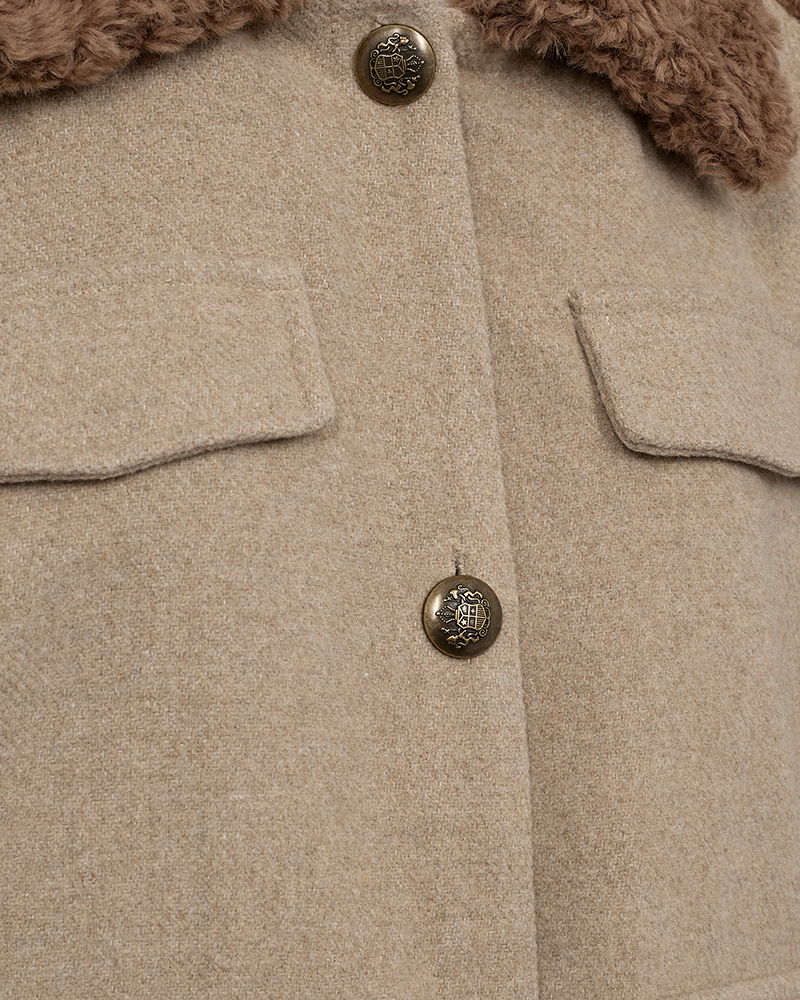 FQCASA - TEDDYJACKET - BEIGE