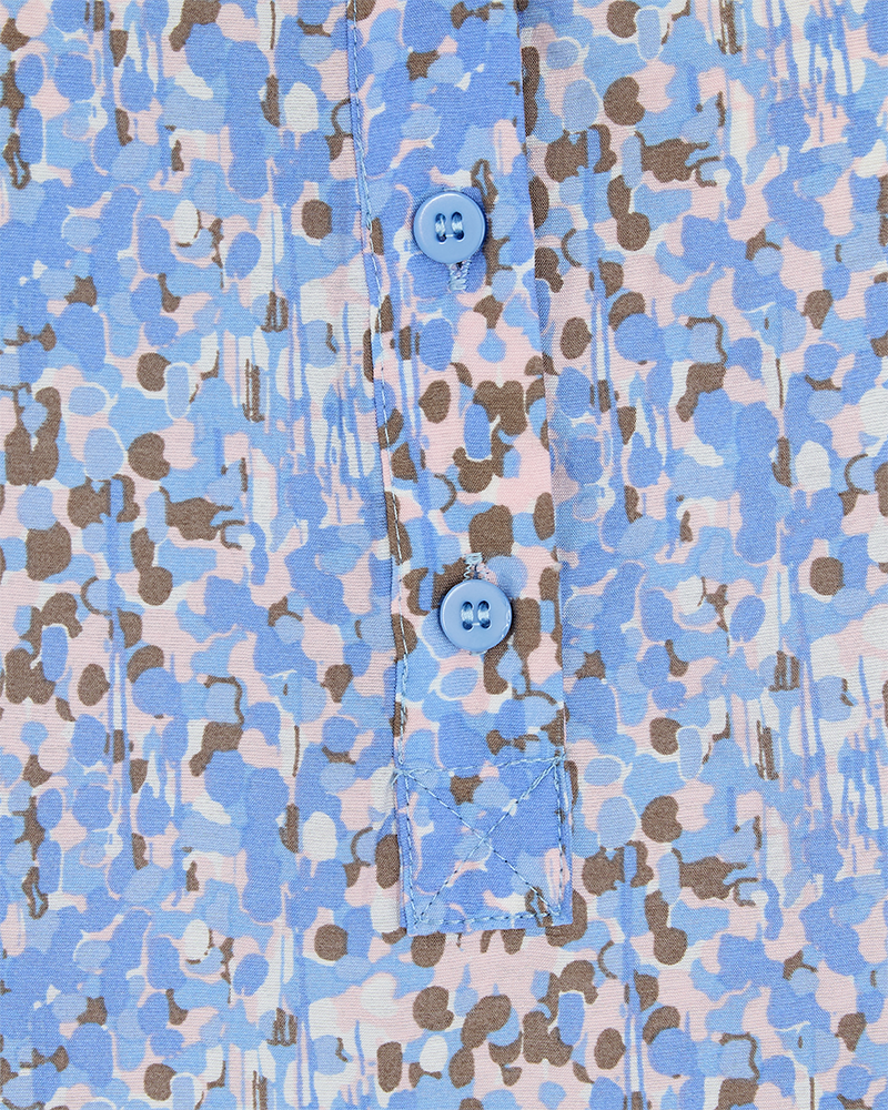 FQCAREY - BLOUSE WITH PATTERN - BLUE