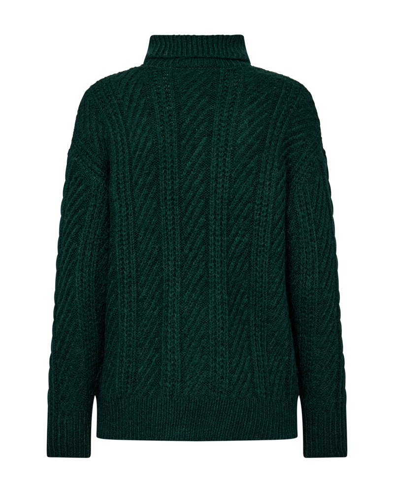 FQNELLY - KNITTET TURTLENECK - GREEN