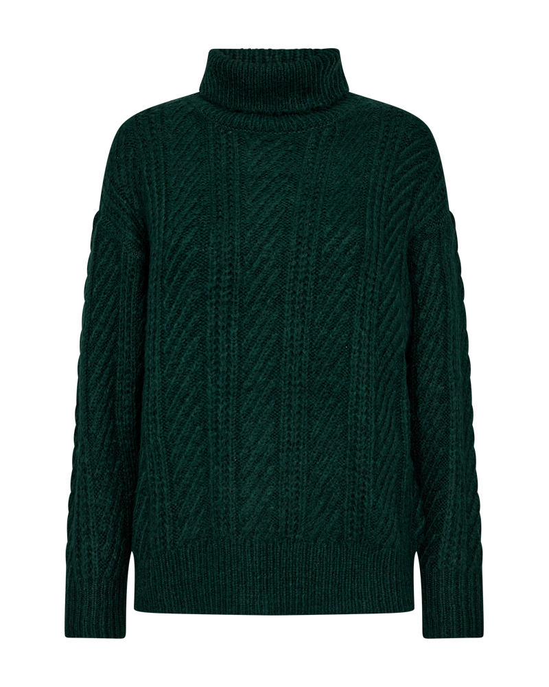 FQNELLY - KNITTET TURTLENECK - GREEN