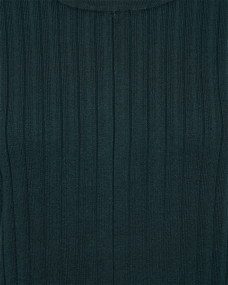 FQFOBY - RIBBED PULLOVER - GREEN