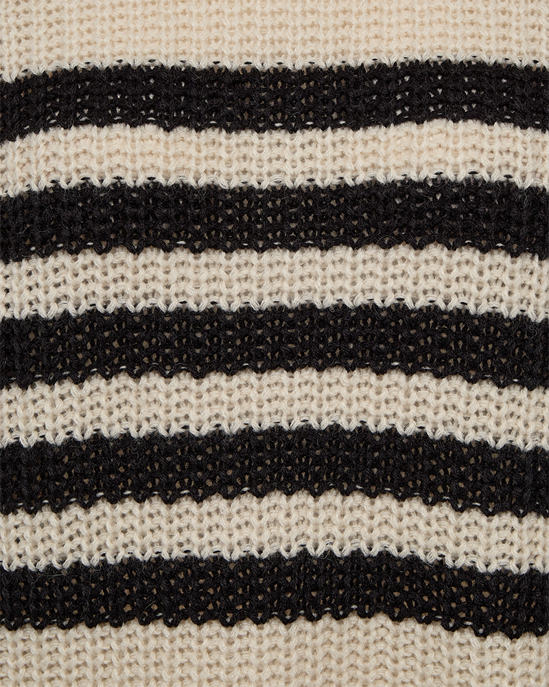 FQCOX - STRIPED PULLOVER - BEIGE